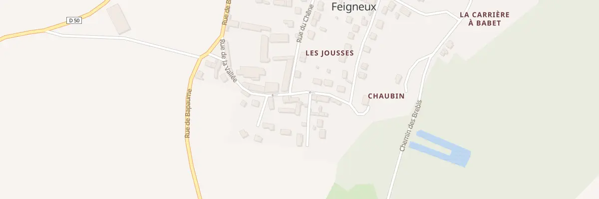 Plan du 18 Rue de la Vallée à Feigneux