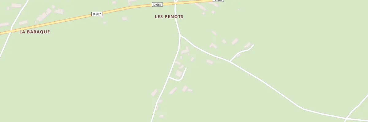 Plan du 17 Les Penots à Servant