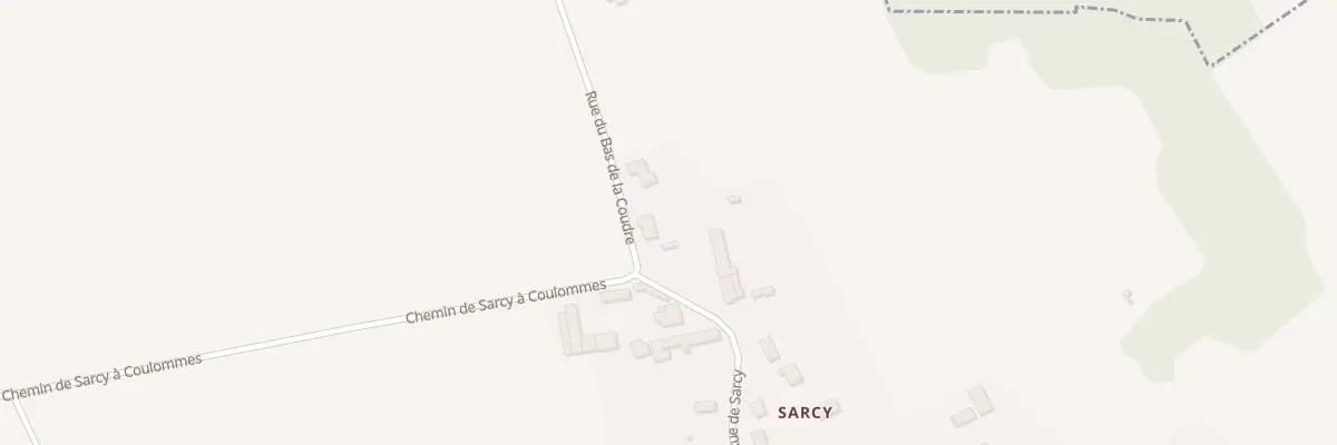Plan du 2 Rue du Hameau de Sarcy à Bouleurs