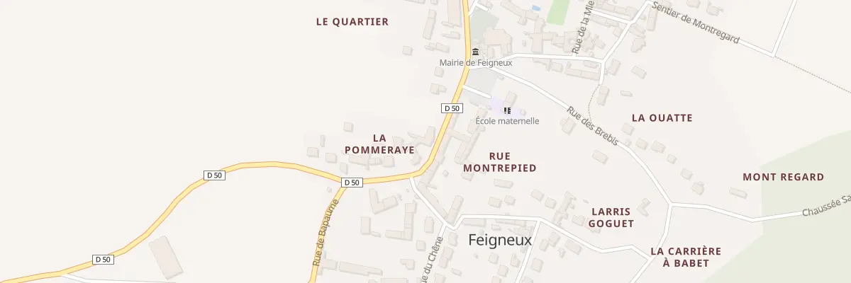 Plan du 8 Rue de Crépy à Feigneux