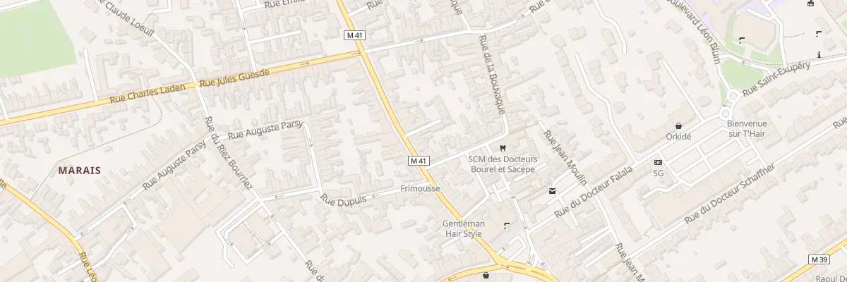 Plan du 24 Rue Jean-Baptiste Lebas à Annœullin