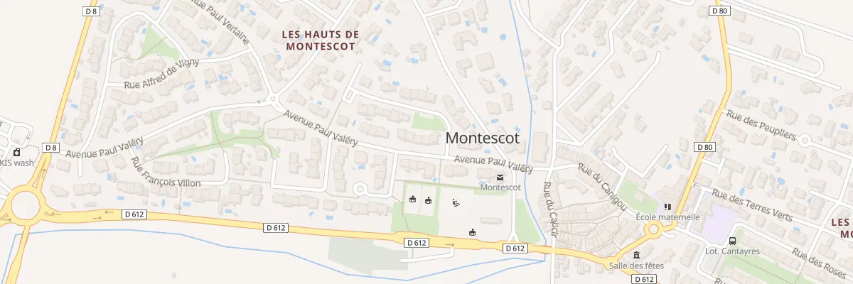 Plan du 7 Av Paul Valery à Montescot