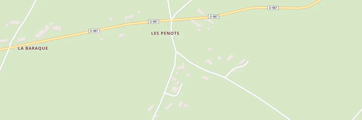 Plan du 15 Les Penots à Servant