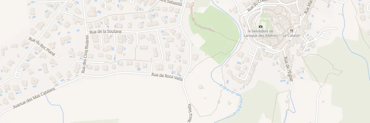 Plan du 453A Rue de Roca Vella à Laroque-des-Albères