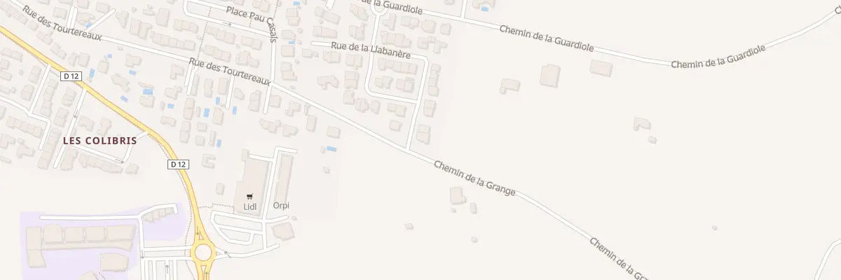Plan du 2 Rue de la Llabanere à Pia