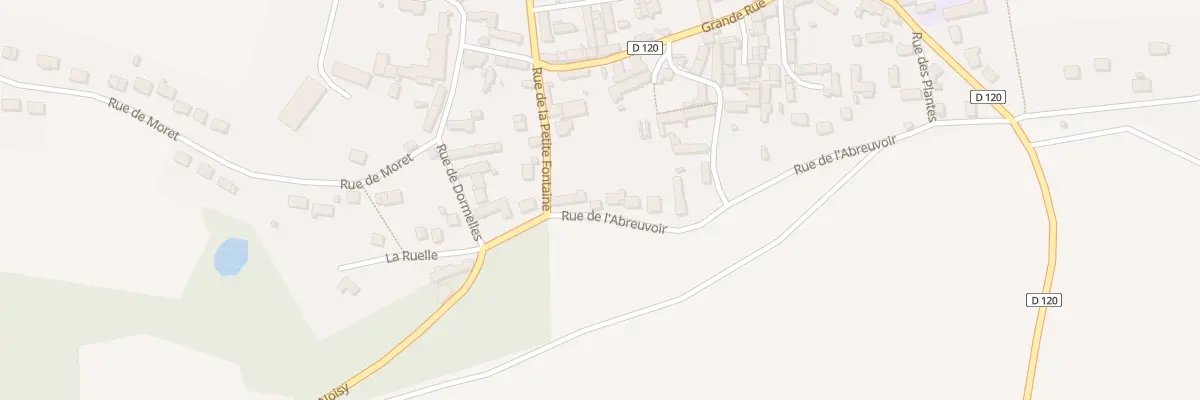 Plan du 7 Rue de l’Abreuvoir à Noisy-Rudignon