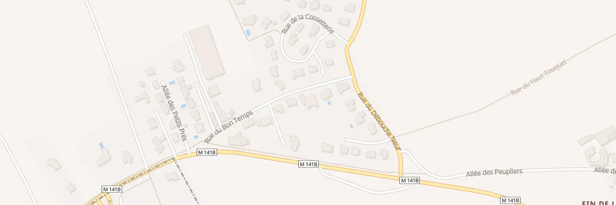 Plan du 5 Rue du Bon Temps à Escobecques