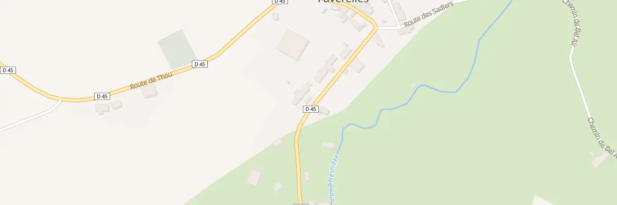 Plan du 18 Rte de Cosne à Faverelles