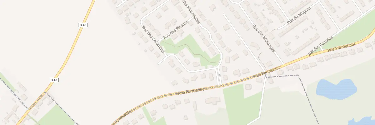 Plan du 3 Rue des Colombes à Biache-Saint-Vaast