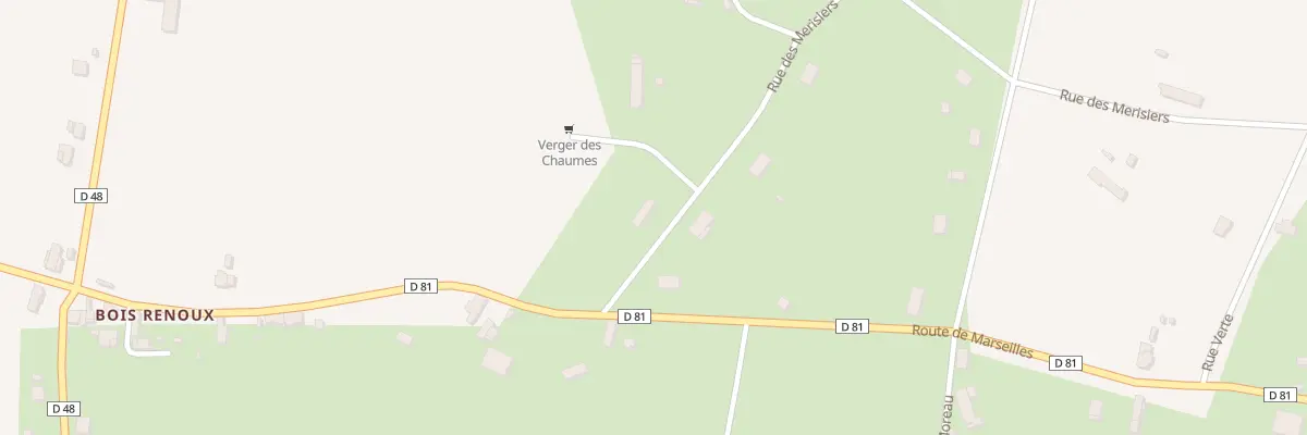 Plan du 1 Rue des Merisiers à Précy