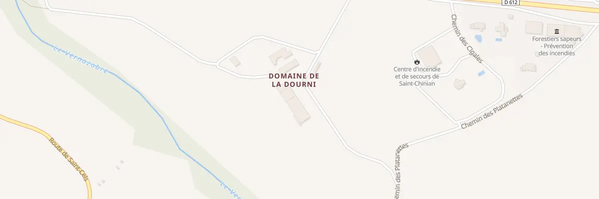 Plan du 5051 La Dourni à Saint-Chinian