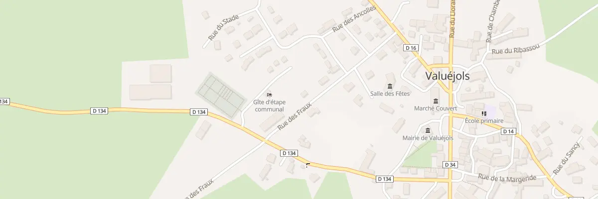Plan du 6024 Le Bourg à Valuéjols