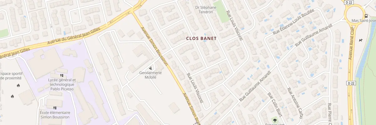 Plan du 5 Rue Louis Visconti à Perpignan