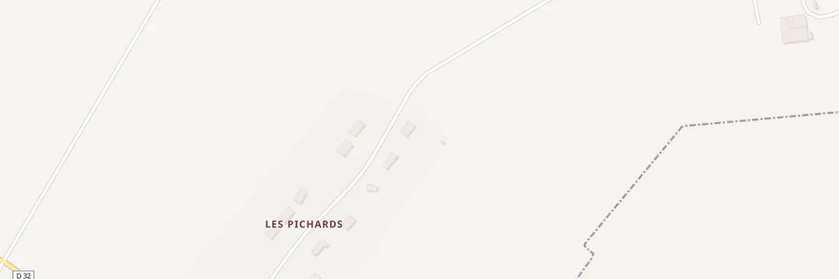 Plan du 332 Les Pichards à La Selle-sur-le-Bied