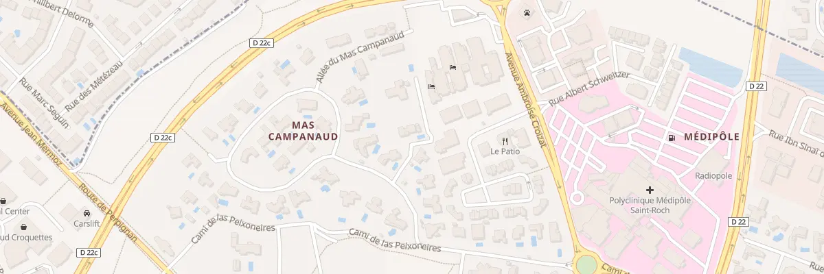 Plan du 10 All du Mas Campanaud à Cabestany