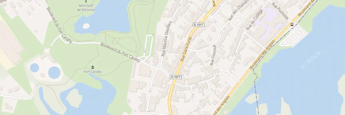 Plan du 98 Rue Saint Fursy à Péronne