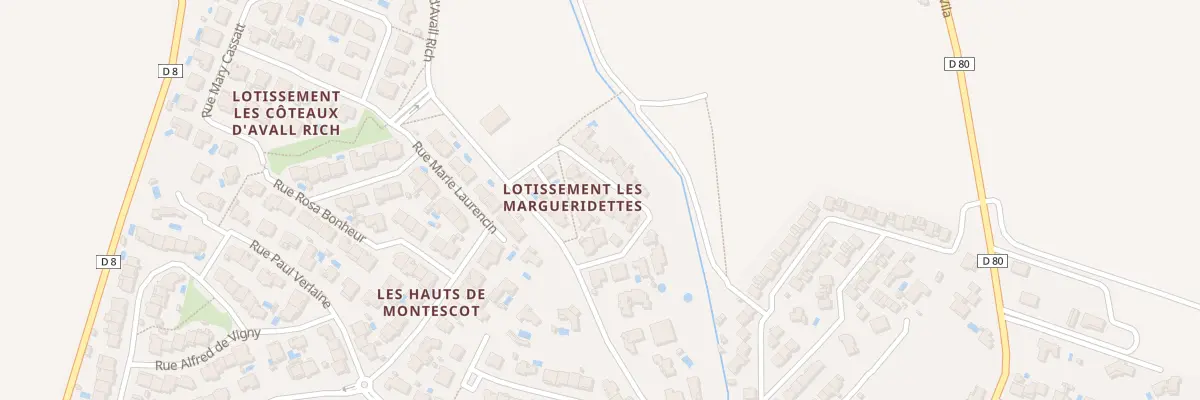 Plan du 13 Rue des Margueridettes à Montescot