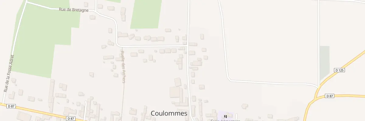 Plan du 17 Rue de Courcelles à Coulommes