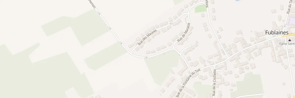 Plan du 11 Rle du Gros Pernon à Fublaines