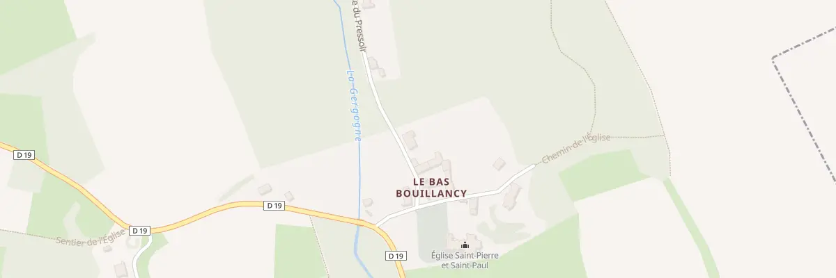 Plan du 8B Rue du Pressoir à Bouillancy
