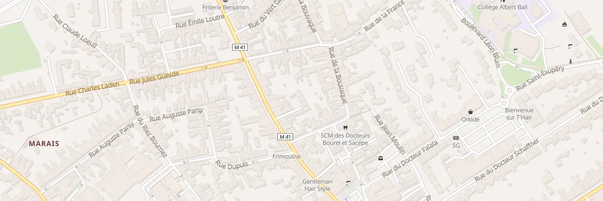 Plan du 28 Rue Jean-Baptiste Lebas à Annœullin
