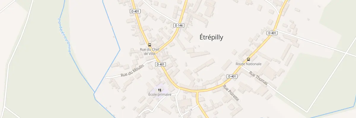 Plan du 11 Rue Chef de Ville à Étrépilly