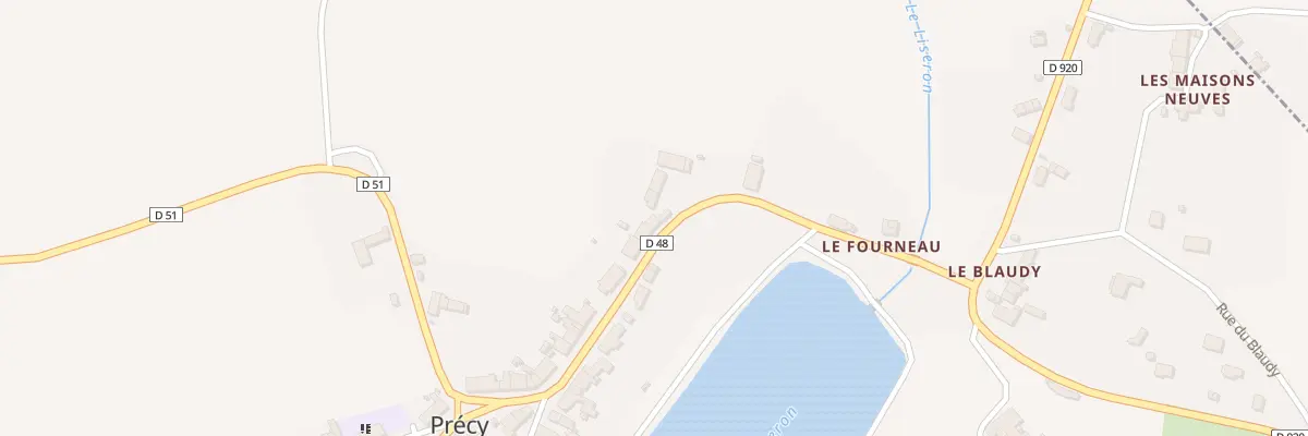 Plan du 27 Rte Principale à Précy