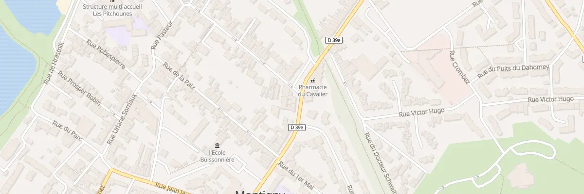 Plan du 10 Rue Roger Salengro à Montigny-en-Gohelle