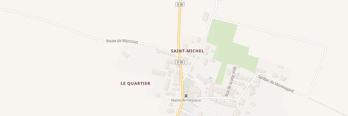 Plan du 1 Rte de Morcourt à Feigneux