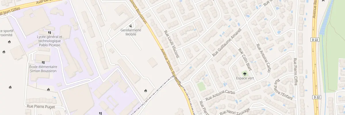 Plan du 26 Rue Louis Visconti à Perpignan