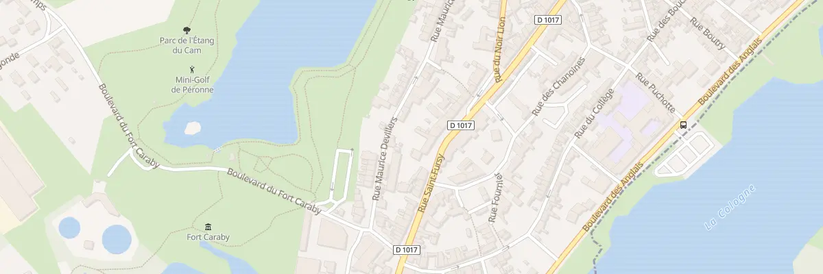 Plan du 80 Rue Saint Fursy à Péronne
