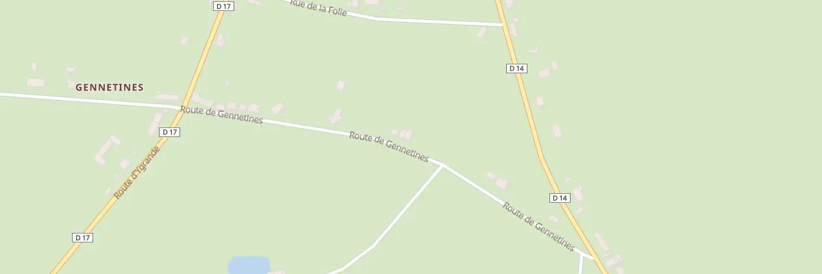 Plan du 3 Rte de Gennetines à Saint-Plaisir