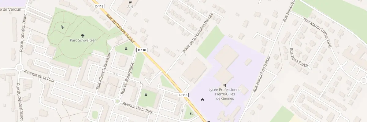 Plan du 43T Rue Col Rabier à Cosne-Cours-sur-Loire