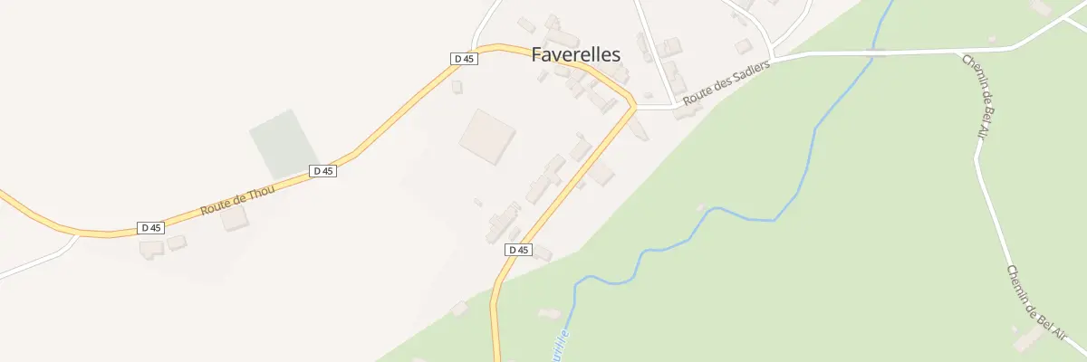 Plan du 14 Rte de Cosne à Faverelles