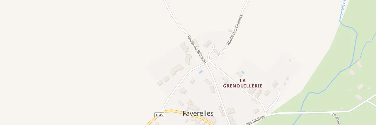 Plan du 13 Rue de la Vigne des Monts à Faverelles