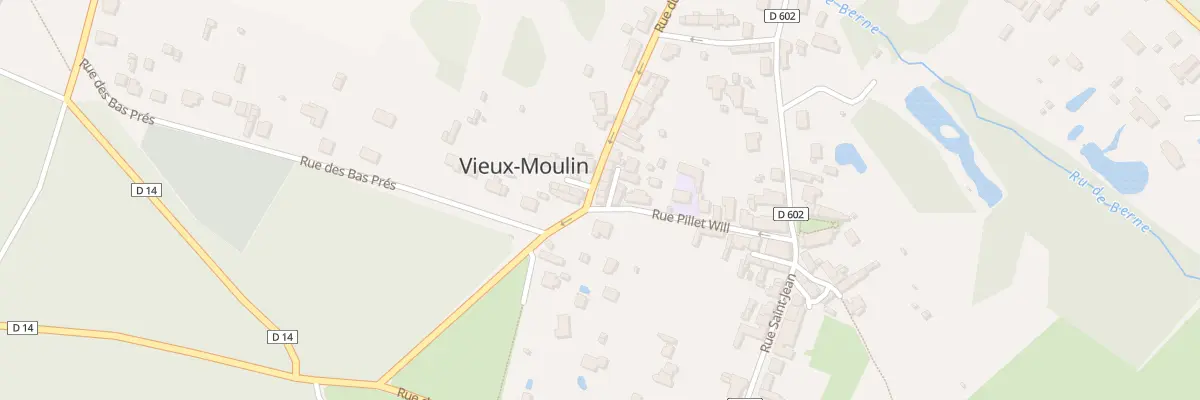 Plan du 25 Rue du Général de Gaulle à Vieux-Moulin