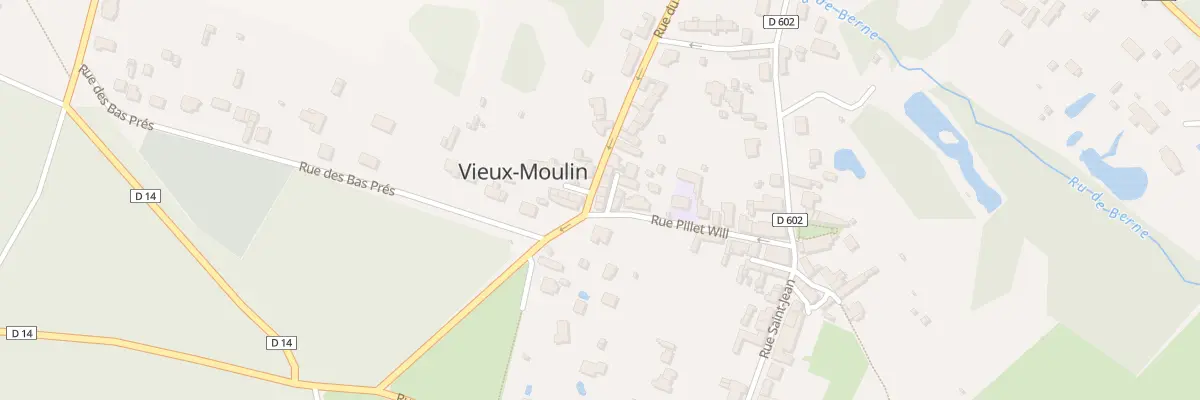 Plan du 23 Rue du Général de Gaulle à Vieux-Moulin