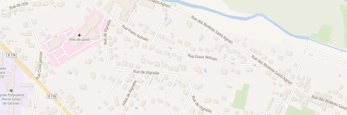 Plan du 26B Rue Franc Nohain à Cosne-Cours-sur-Loire