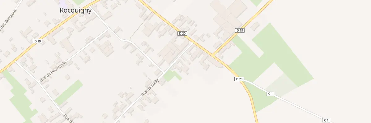 Plan du 4 Rue de Sailly à Rocquigny