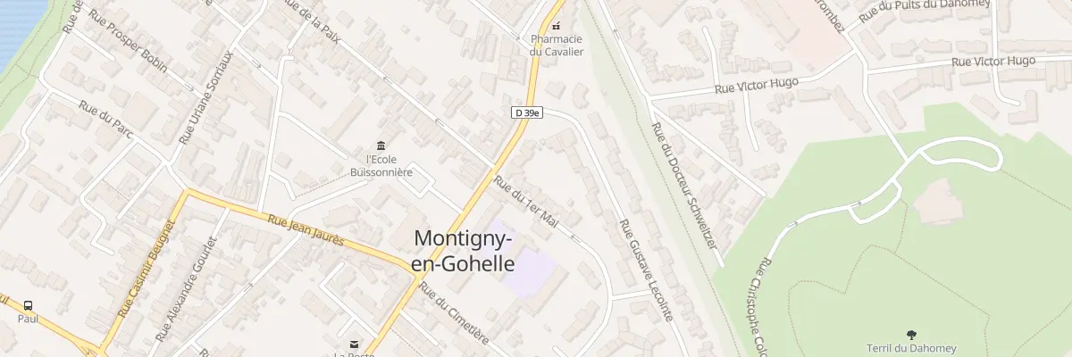 Plan du 3 Rue du 1er Mai à Montigny-en-Gohelle