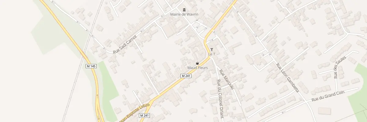 Plan du 14 Rue du Maréchal Foch à Wavrin