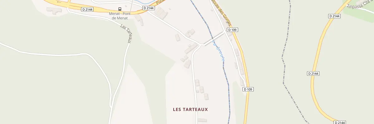 Plan du 5282 Pont de Menat à Menat