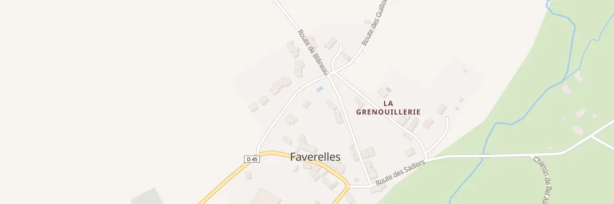 Plan du 4 Rue de la Vigne des Monts à Faverelles