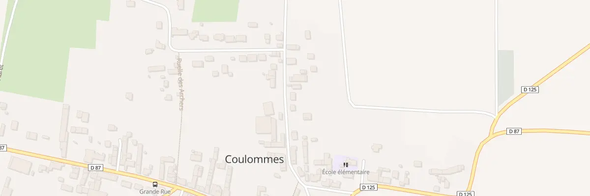 Plan du 18 Rue de Courcelles à Coulommes