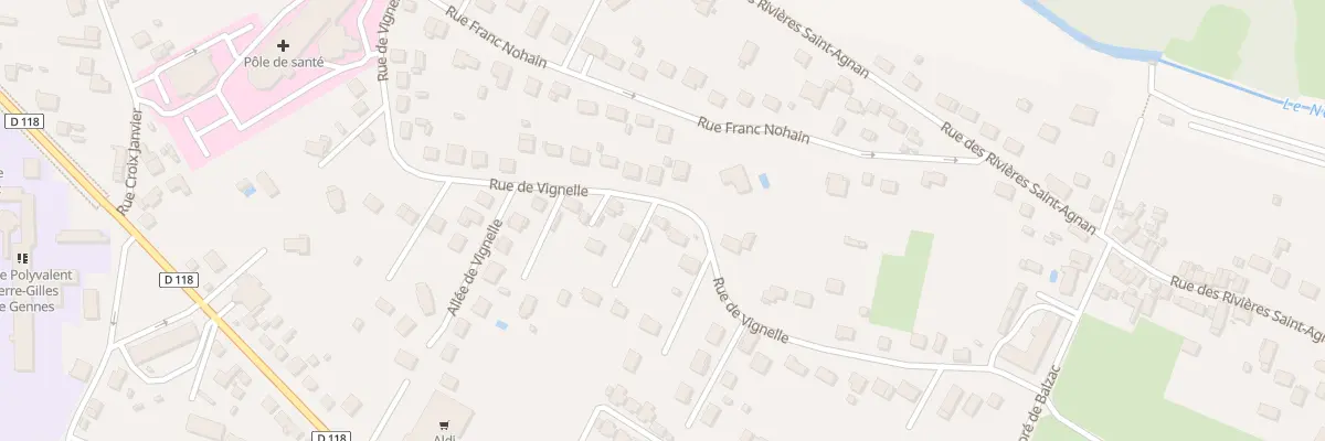 Plan du 30 Rue de Vignelle à Cosne-Cours-sur-Loire