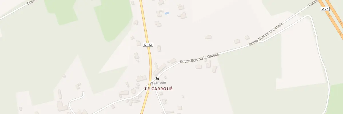 Plan du 5 Rte Bois de la Gatelle à La Celle-sur-Loire