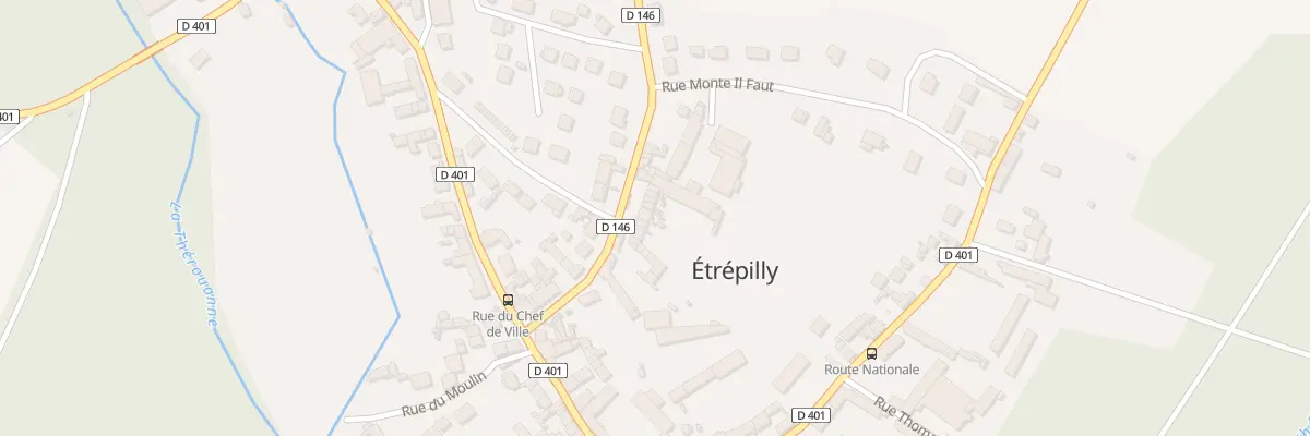 Plan du 20 Rue du Colonel Dubujadoux à Étrépilly