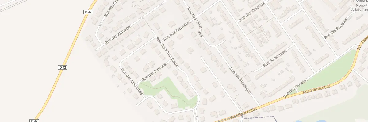 Plan du 19 Rue des Hirondelles à Biache-Saint-Vaast