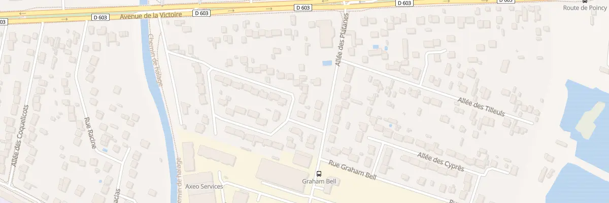 Plan du 7 Rue Pierre Mendès France à Meaux