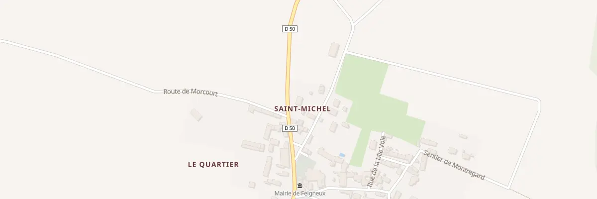 Plan du 10 Gr Grande Rue à Feigneux